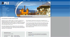 Desktop Screenshot of ple-engineering.com